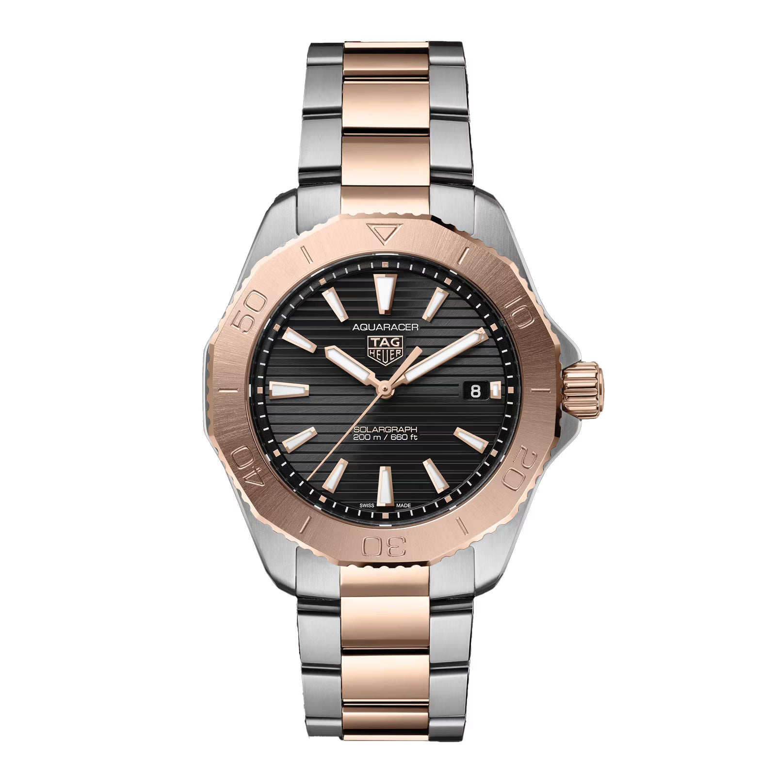 TAG Heuer Aquaracer Professional 200 Solargraph 40mm Mens Watch WBP1121.BB0003