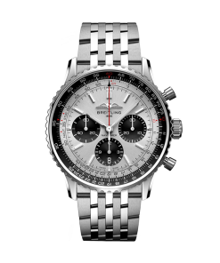 Breitling AB0138241G1A1 Navitimer B01 Silver Dial - Νew
