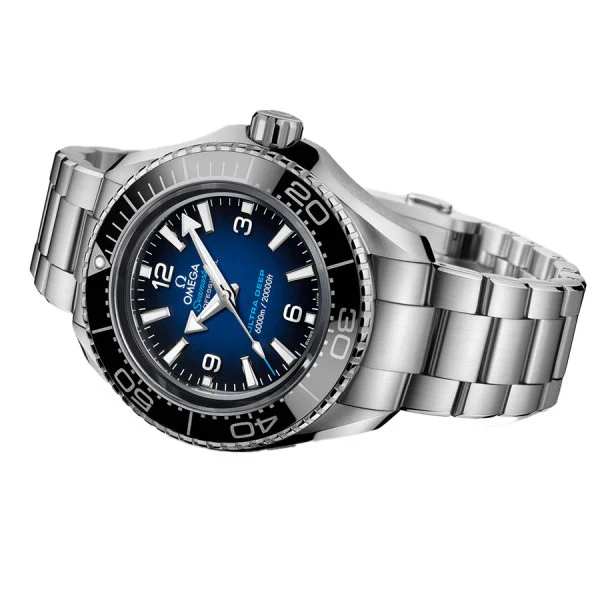 Omega Seamaster Planet Ocean 6000M 45.5mm Blue Dial O‑MEGASTEEL Bracelet 215.30.46.21.03.001 - Image 7