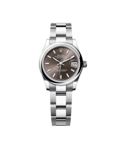 Rolex Datejust m278240-0009/0010 31mm Dark Grey Domed Bezel Oyster Oystersteel