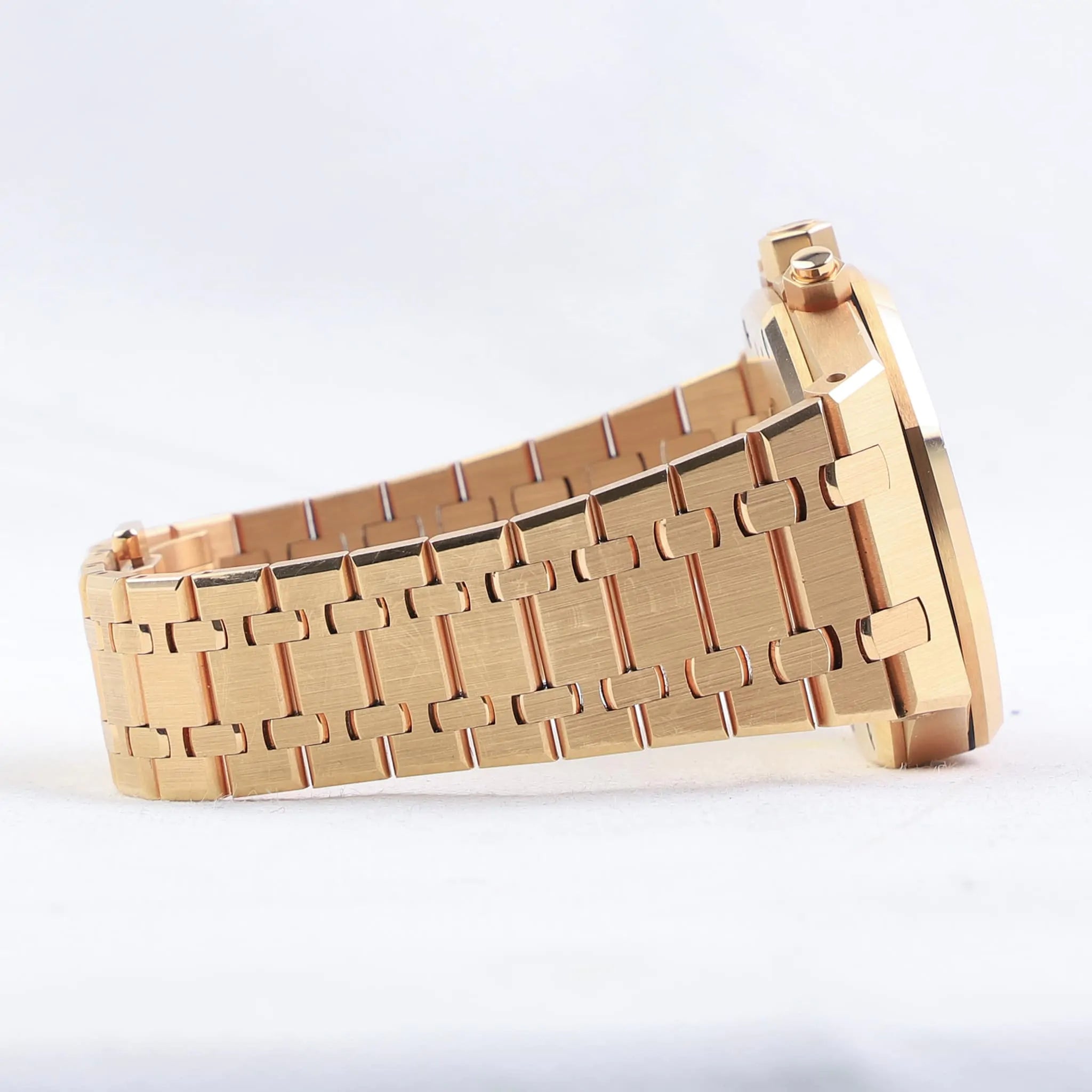 Audemars Piguet Royal Oak Chronograph 41MM Rose Gold Bracelet �?Black Dial - Image 4