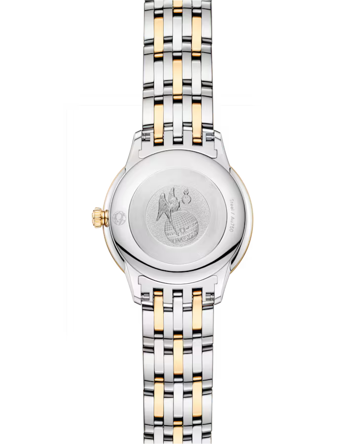 Omega De Ville Prestige, 18k Yellow Gold, Stainless Steel and Diamond-set, 27.5mm Quartz 434.25.28.60.55.001 - Image 2