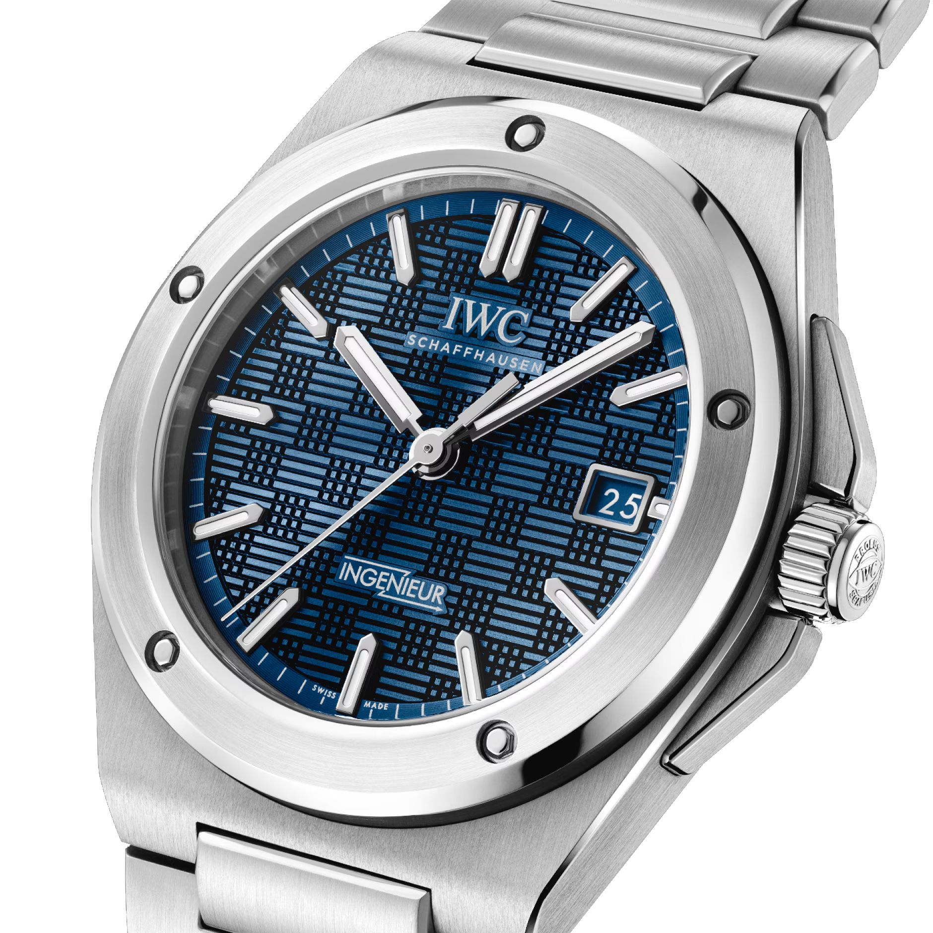 IWC Ingenieur Perpetual Calendar 41mm MensWatch Blue IW328907 - Image 2