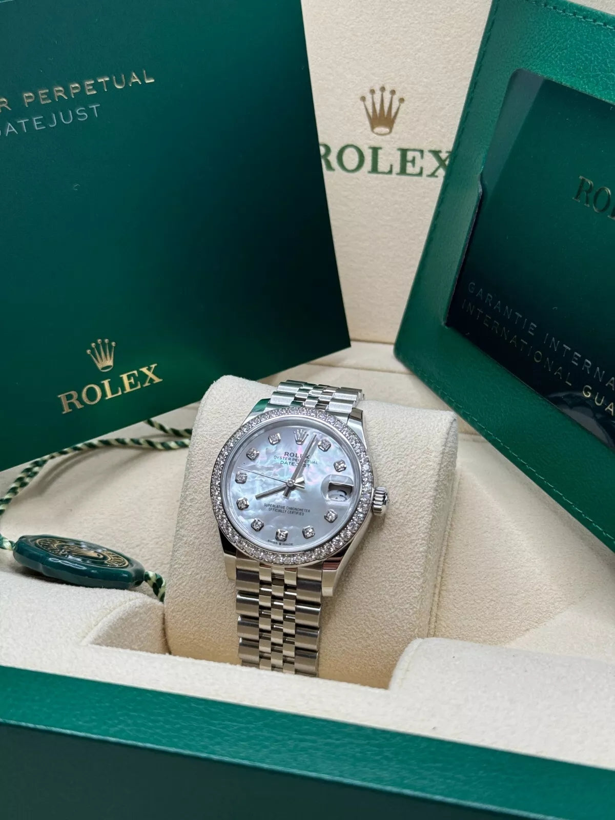 Rolex Datejust m278384RBR-0007/0008 Mother-of-Pearl 31mm Dial Oyster Watch - Image 17