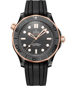 Omega Seamaster Diver 300M 43.5mm Black Dial Black ceramic Strap 210.62.44.20.01.001