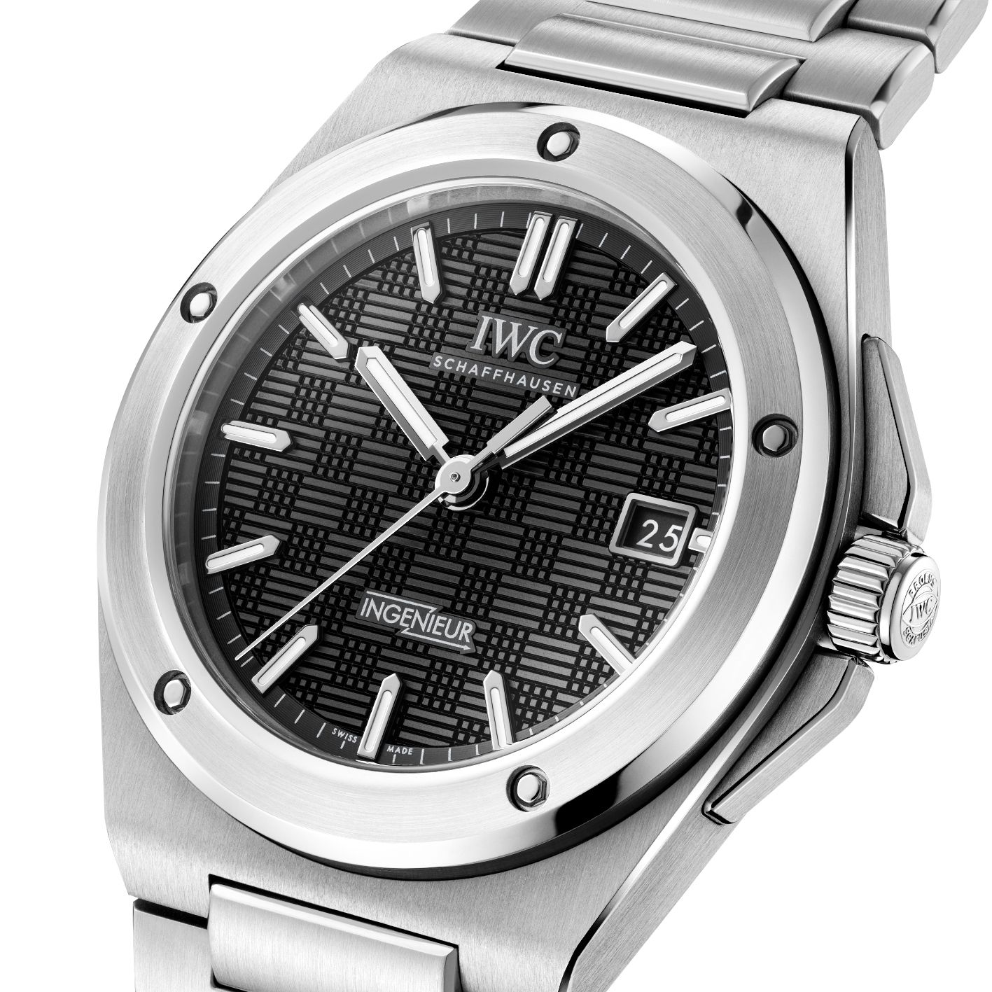 IWC Ingenieur 40mm Black Dial Steel Mens Watch IW328901 - Image 3