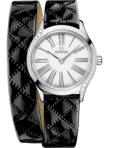 Omega De Ville Mini Trésor 26mm White Dial with Diamonds Stainless Steel Strap 428.17.26.60.04.007