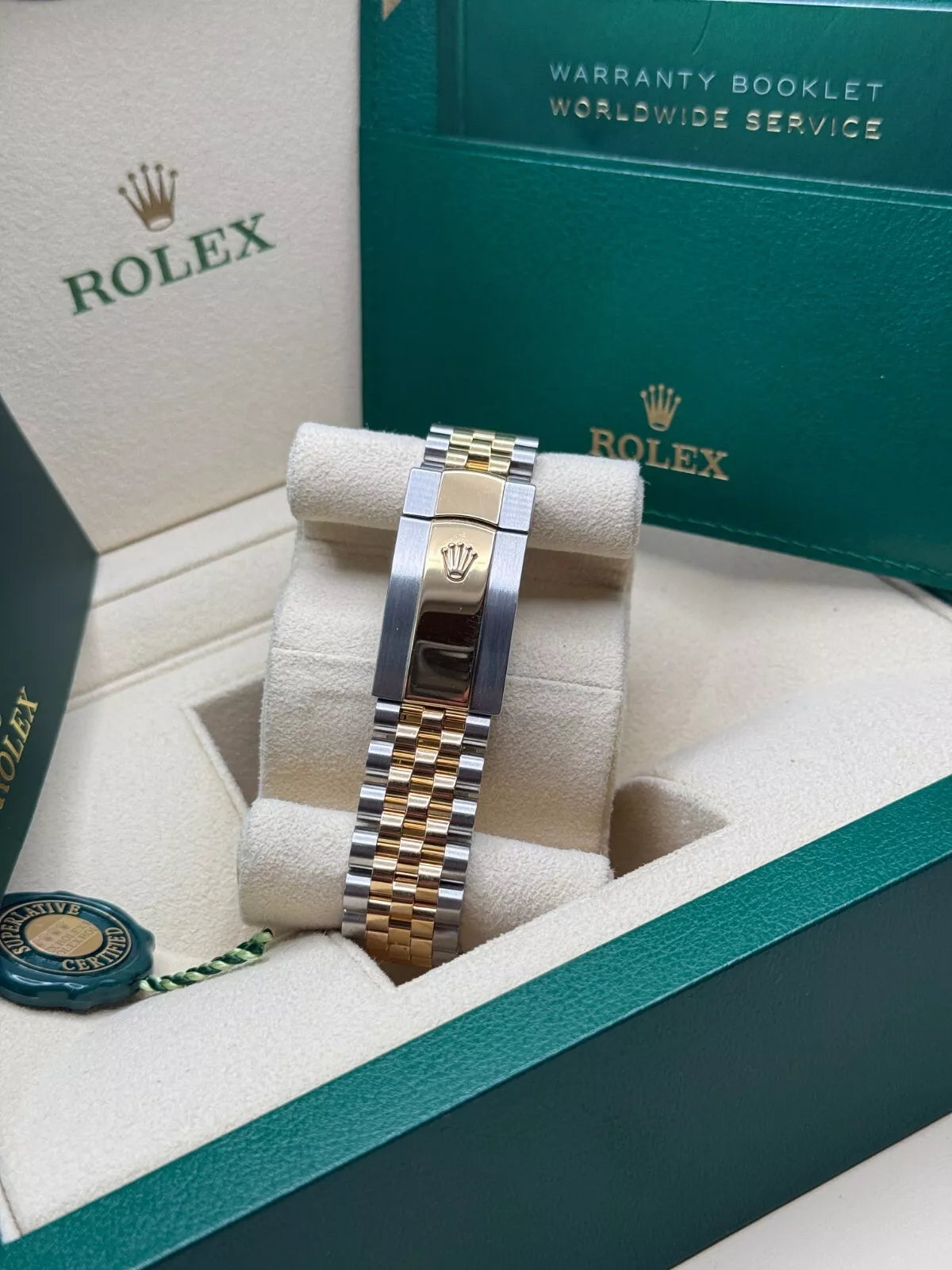 Rolex Datejust 36mm 126233 White Index Dial Two-Tone Jubilee Bracelet Watch - Image 9
