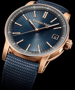 Alternative view of Audemars Piguet Code 11.59 Selfwinding 41mm Pink Rose Gold Blue Dial | 15210OR.OO.A348KB.01