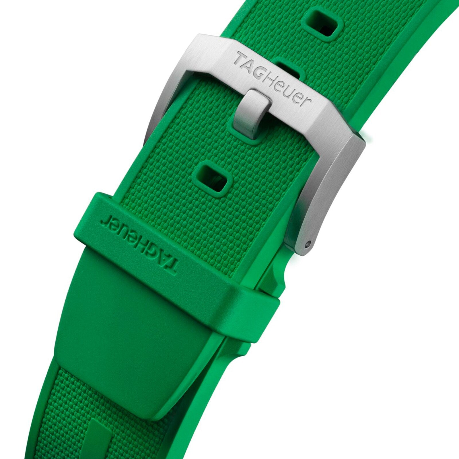 TAG Heuer Formula 1 Quartz Chronograph 200M 43mm Mens Watch Green Rubber CAZ101AP.FT8056 - Image 2