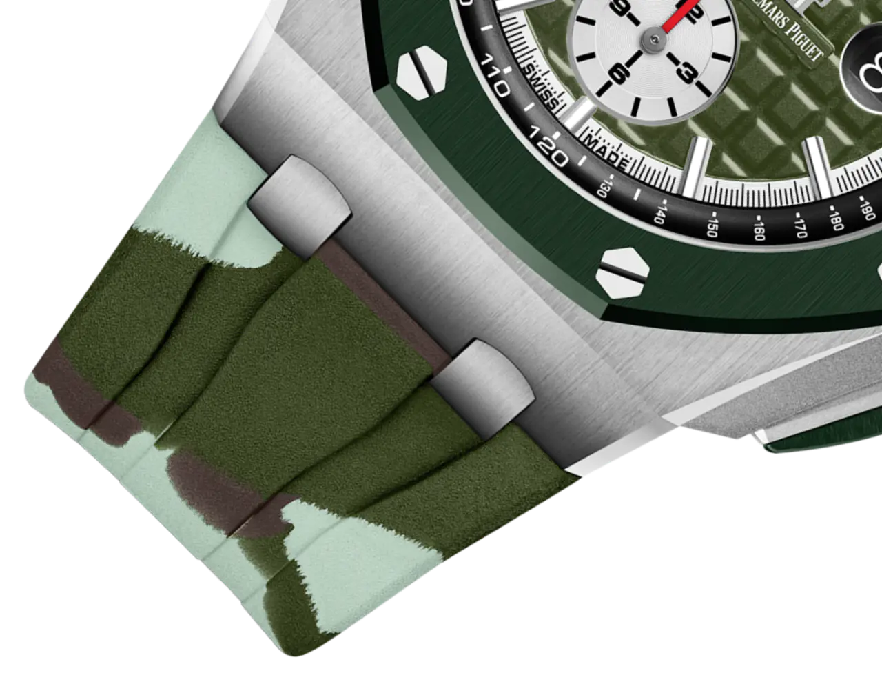 Audemars Piguet OFFSHORE Khaki Green Camouflage Dial CHRONOGRAPH 44mm 26400SO.OO.A055CA.01 - Image 3