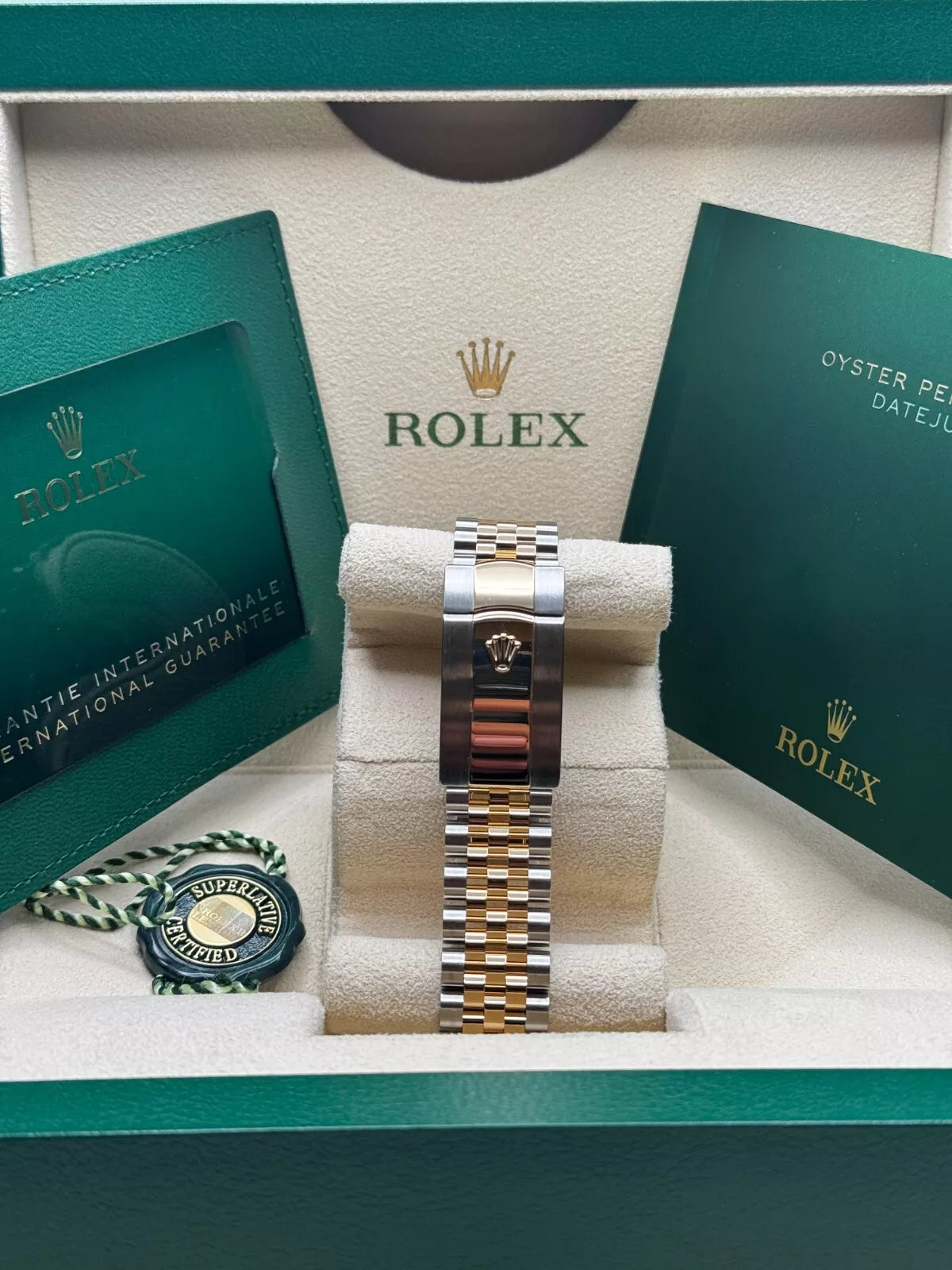 Rolex Datejust 41mm 126333 Black Diamond Jubilee Steel and Yellow Gold Men’s Watch - Image 13