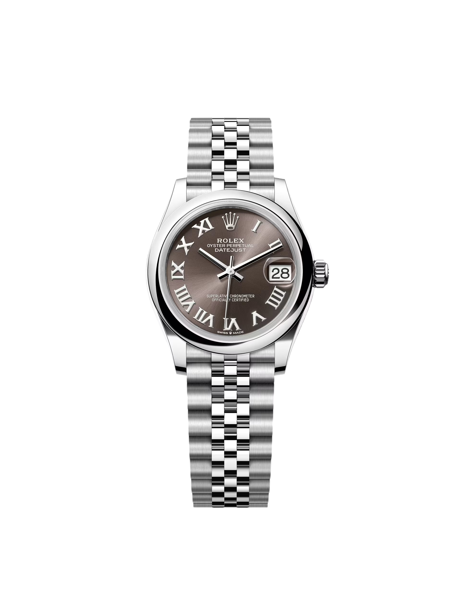 Rolex Datejust m278240-0015/0016 31mm Dark Grey Roman Domed Bezel Oyster Oystersteel - Image 5