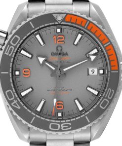 Alternative view of Omega Seamaster Planet Ocean 600M 43.5mm Grey Dial Titanium Bracelet 215.90.44.21.99.001