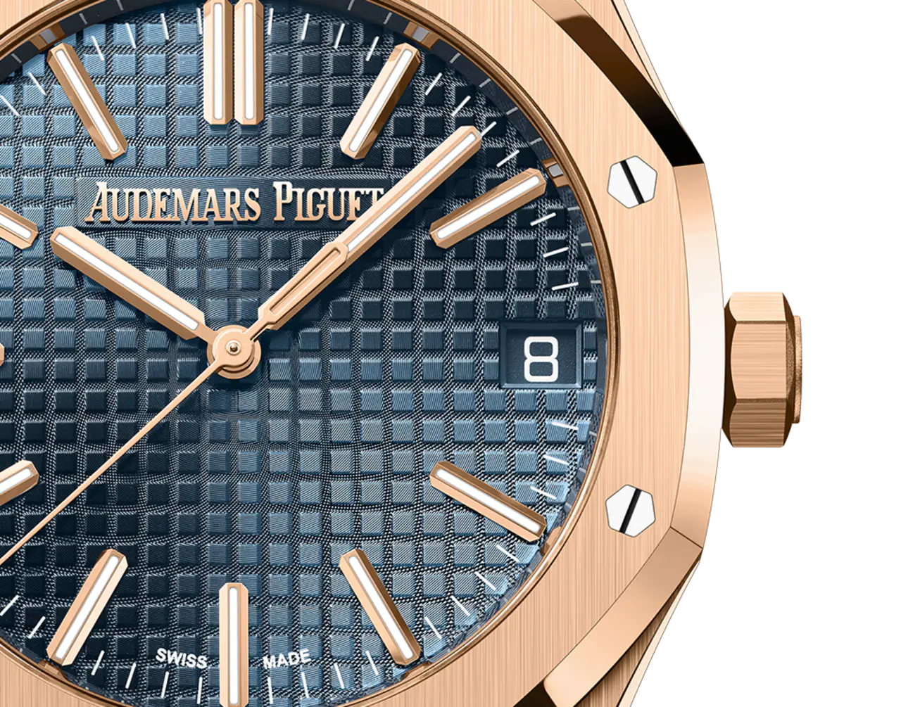 Audemars Piguet ROYAL OAK Pink Gold “Night Blue Cloud 50�?Dial 41mm 15510OR.OO.1320OR.03 - Image 3