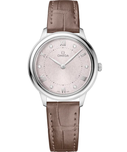 Omega De Ville Prestige 30 mm Silver Dial with Diamonds Stainless Steel Strap 434.13.30.60.52.001