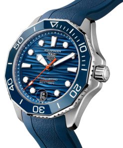 Alternative view of TAG Heuer Aquaracer Professional 300 Date 42mm Mens Watch Blue Rubber WBP5111.FT6259