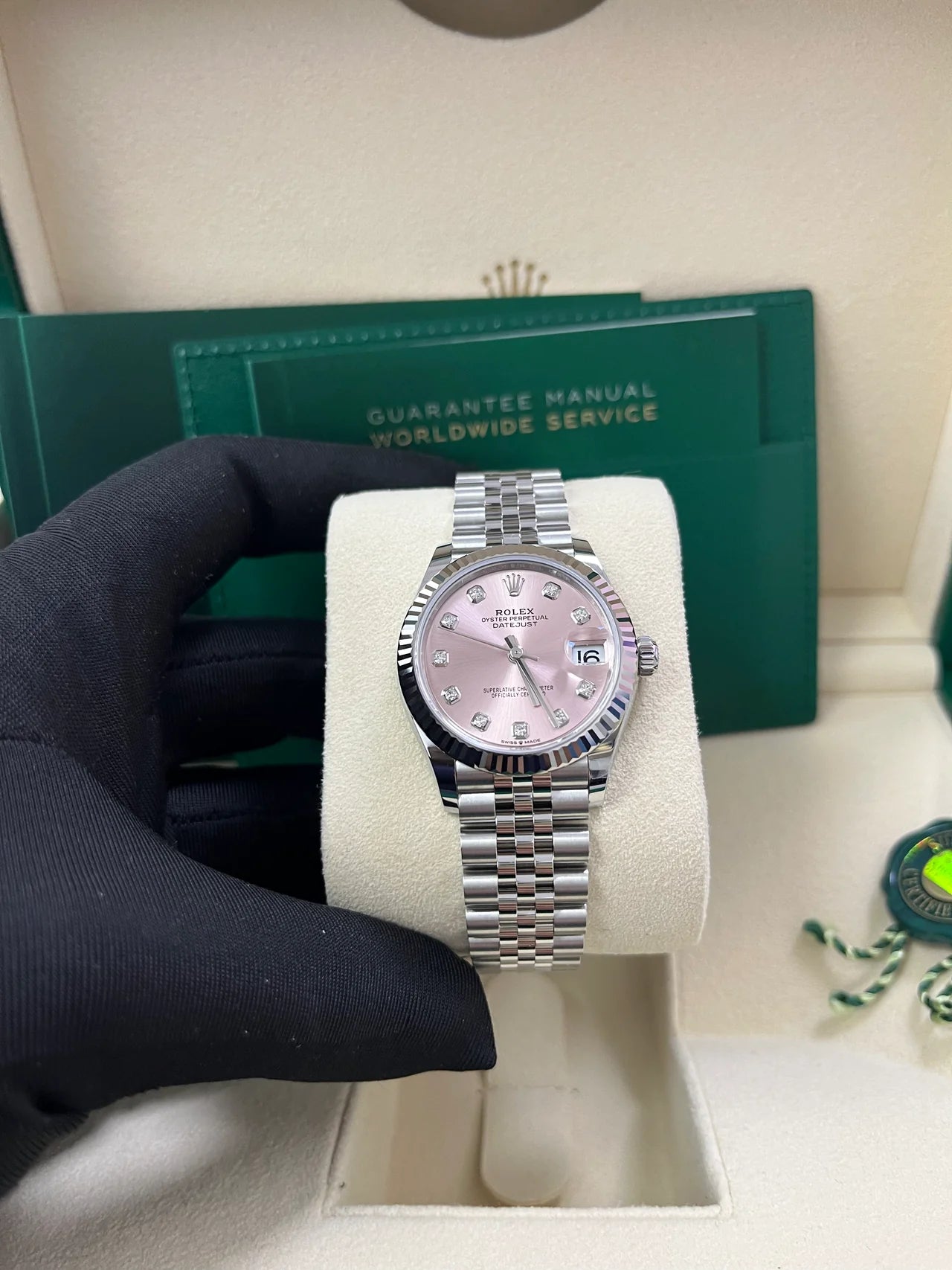 Rolex Datejust m278274-0031/0032 Pink 31mm Dial Oyster Watch - Image 6