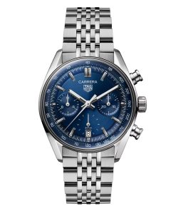 TAG Heuer Carrera Chronograph 39mm Mens Watch Blue CBS2212.BA0048