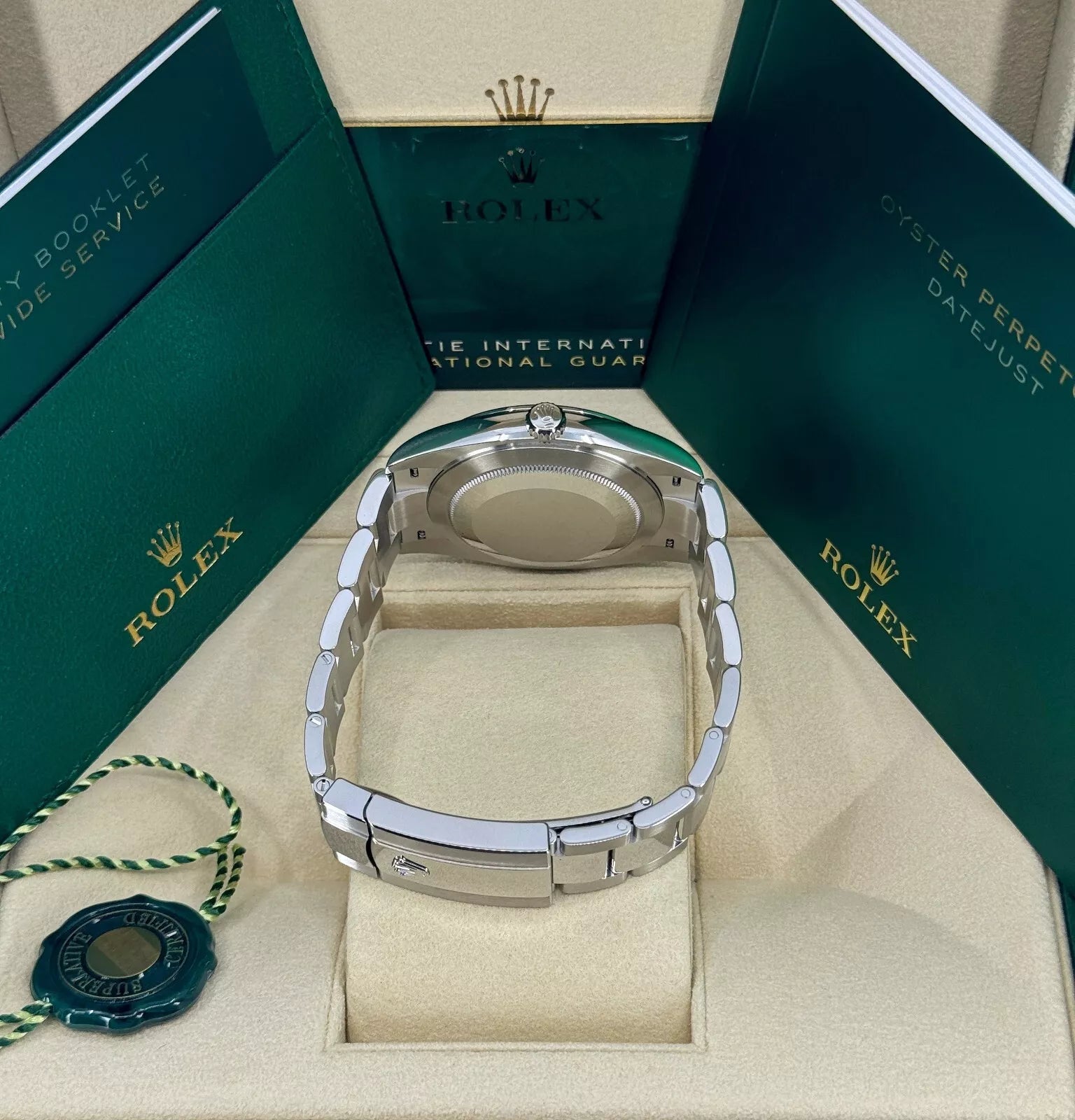 Rolex Datejust 41mm 126300 Mint Green Dial Stainless Steel Oyster Bracelet Watch - Image 5
