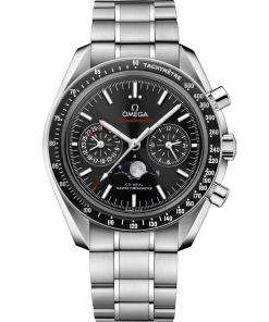Omega Speedmaster Moonphase Black Dial 44.25mm Stainless Steel Bracelet 304.30.44.52.01.001
