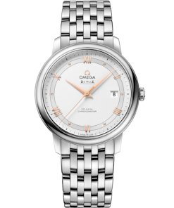 Omega De Ville Prestige 39.5 mm Silver Dial Stainless Steel Bracelet 424.10.40.20.02.002
