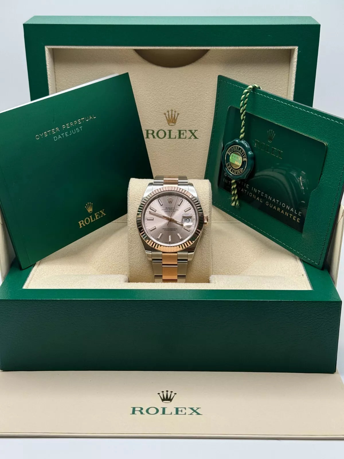 Rolex Datejust 41mm 126333 Silver Index Oyster Steel and Yellow Gold Mens Watch - Image 13