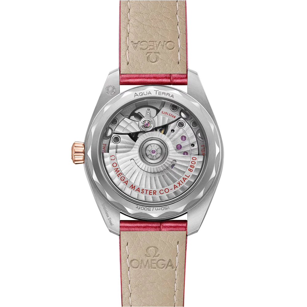 Omega Seamaster Aqua Terra 150M 34 mm Pink Dial Stainless Steel and Sedna�?18k Rose Gold Strap 220.23.34.20.60.001 - Image 2