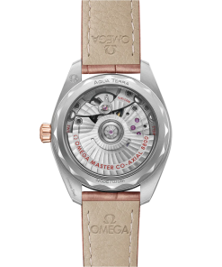 Alternative view of Omega Seamaster Aqua Terra 150M 34 mm Grey Dial with Diamonds Stainless Steel and Sedna�?18k Rose Gold Strap 220.23.34.20.59.001