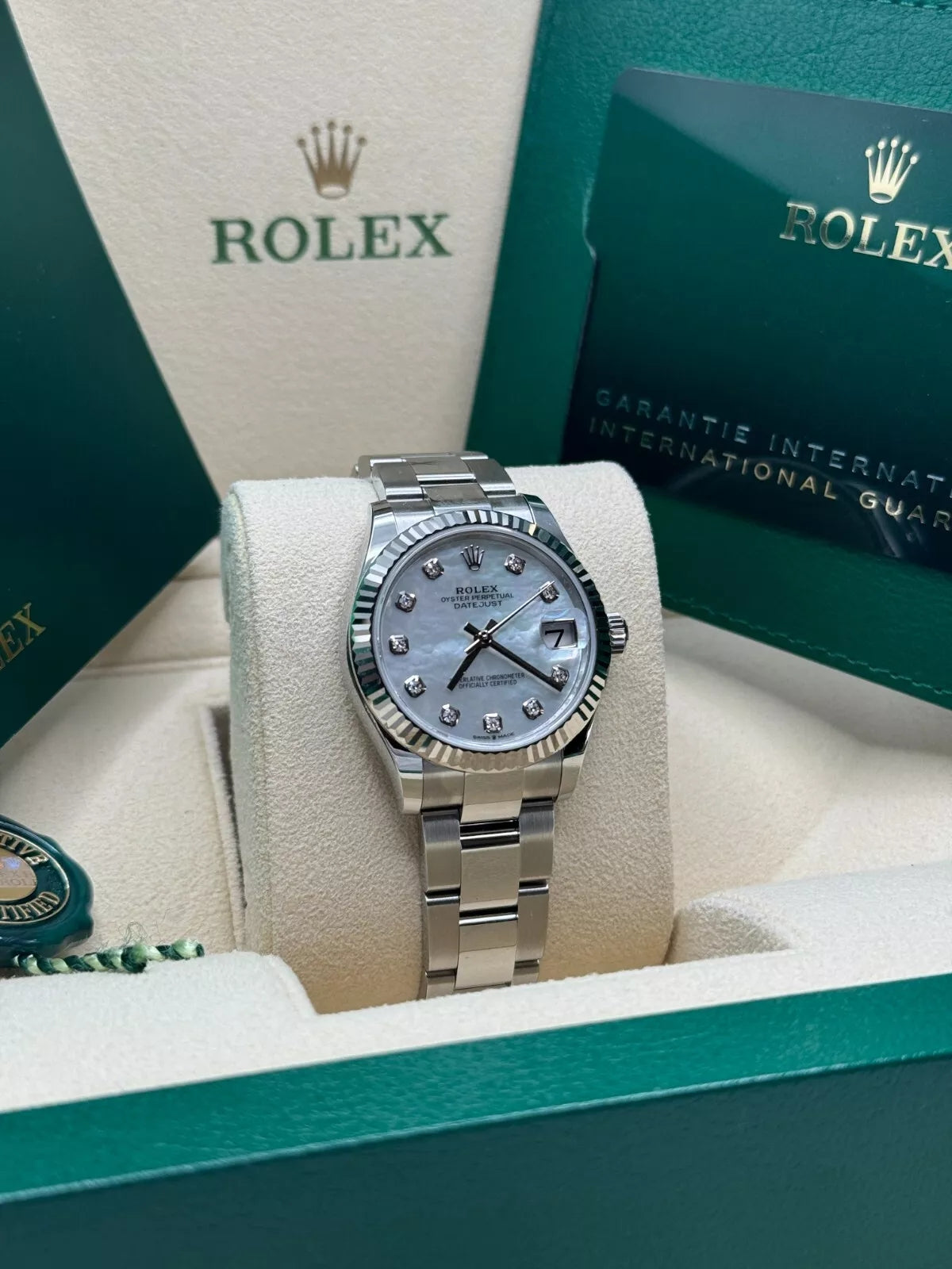 Rolex Datejust m278274-0005/0006 31mm Mother-of-Pearl 31mm Dial Oyster Watch - Image 3