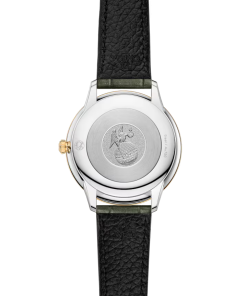 Alternative view of Omega De Ville Prestige 30 mm Silver Dial with Diamonds Stainless Steel and 18k Yellow Gold Strap 434.23.30.60.52.002