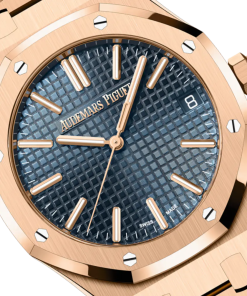 Alternative view of Audemars Piguet ROYAL OAK Pink Gold “Night Blue Cloud 50�?Dial 41mm 15510OR.OO.1320OR.03