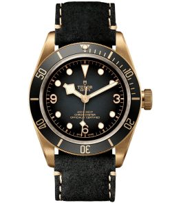TUDOR Black Bay Bronze 43mm Slate Grey Dial Men's Automatic Leather Strap Watch M79250BA-0001