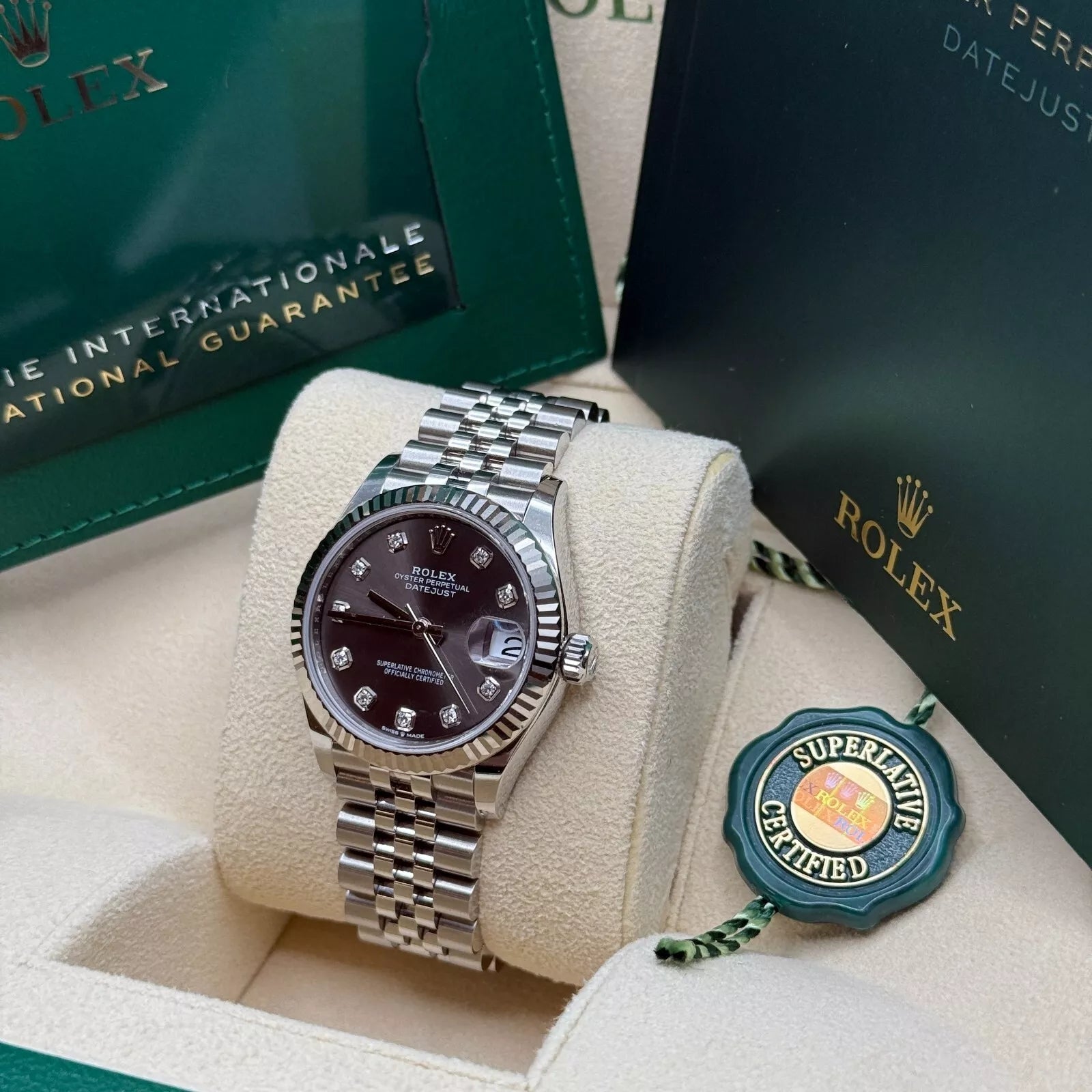 Rolex Datejust m278274-0007/0008 Dark Grey 31mm Dial Oyster Watch - Image 8