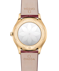 Alternative view of Omega De Ville Trésor 36mm Red Dial with Diamonds Moonshine�?18k Rose Gold Strap 428.58.36.60.11.001