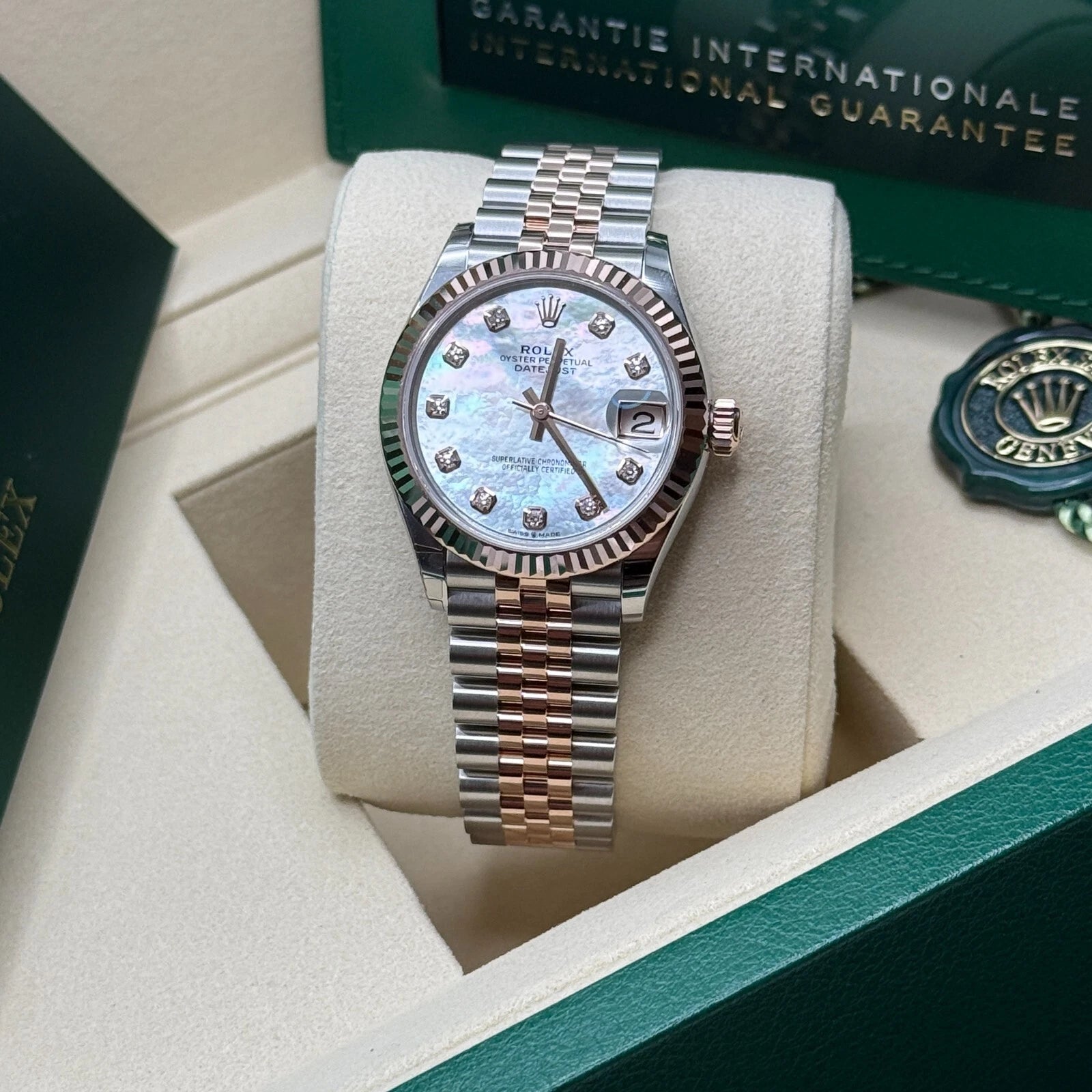 Rolex Datejust m278271-0025/0026 White Mother-of-Pearl 31mm Dial Oyster Bracelet Watch - Image 12