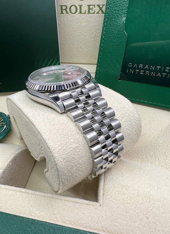 Rolex Datejust 36mm 126234 Pink Roman Dial Oyster Stainless Steel - Image 12