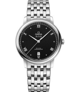 Omega De Ville Prestige 39.5 mm Black Dial Stainless Steel Bracelet 424.10.40.20.01.002