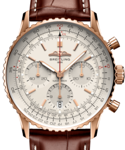 Alternative view of Breitling RB0139211G1P1 Navitimer B01 Silver Dial - Νew