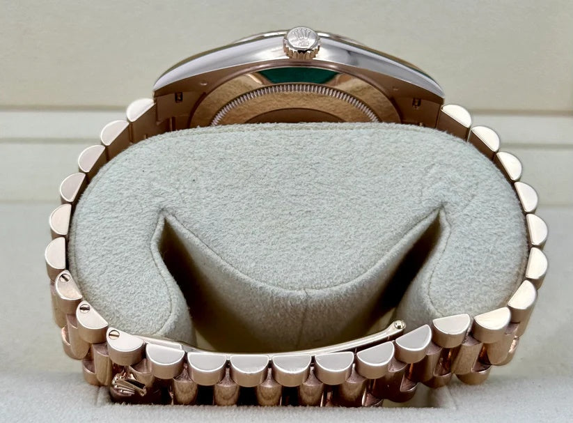 Rolex Day-Date President 40mm Everose Gold Chocolate Roman Dial - 228235 - Image 8