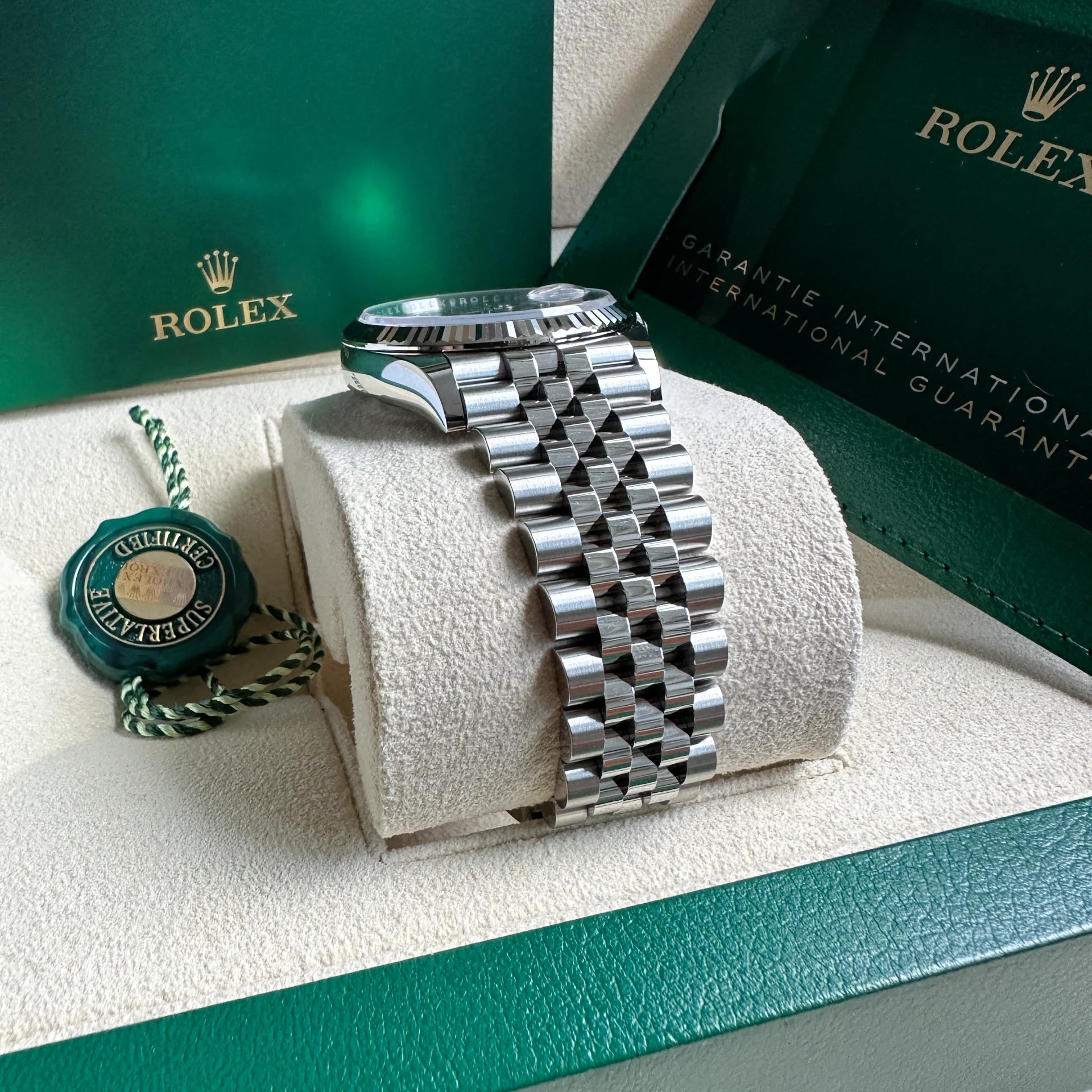 Rolex Datejust 36mm 126234 Blue Diamond Dial Stainless Steel Jubilee Mens Watch - Image 7