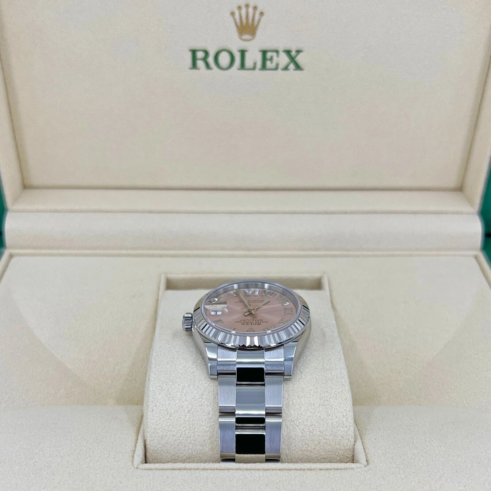 Rolex Datejust m278274-0023/0024 Pink 31mm Dial Oyster Watch - Image 10