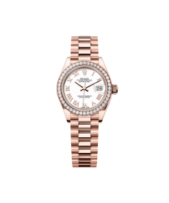 Rolex  Lady-Datejust 28mm 279135RBR White Roman Dial