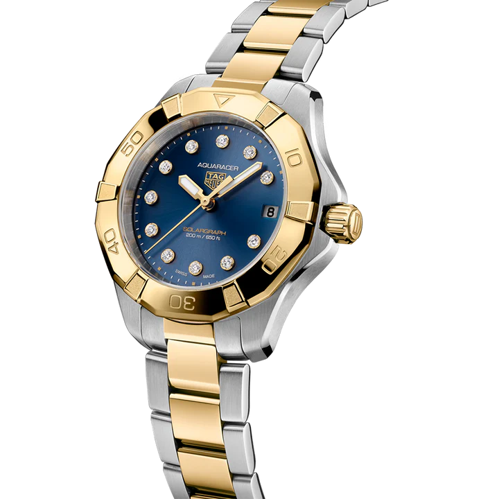 TAG Heuer Aquaracer Professional 200 Solargraph Solar Quartz 34mm WBP1323.BB0004 - Image 2