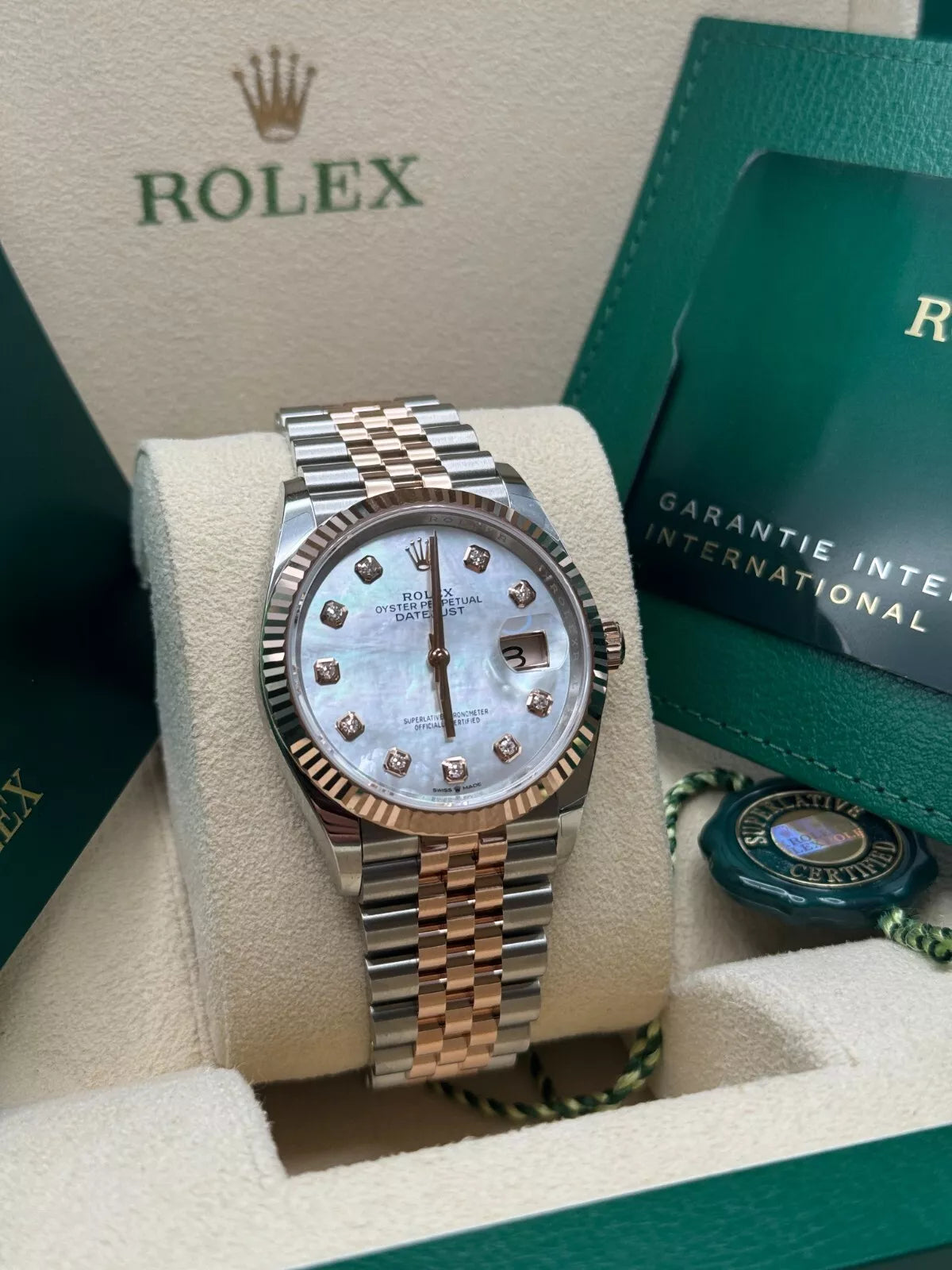 Rolex Datejust 36mm 126231 Mother-of-Pearl Dial Jubilee Bracelet - Image 3