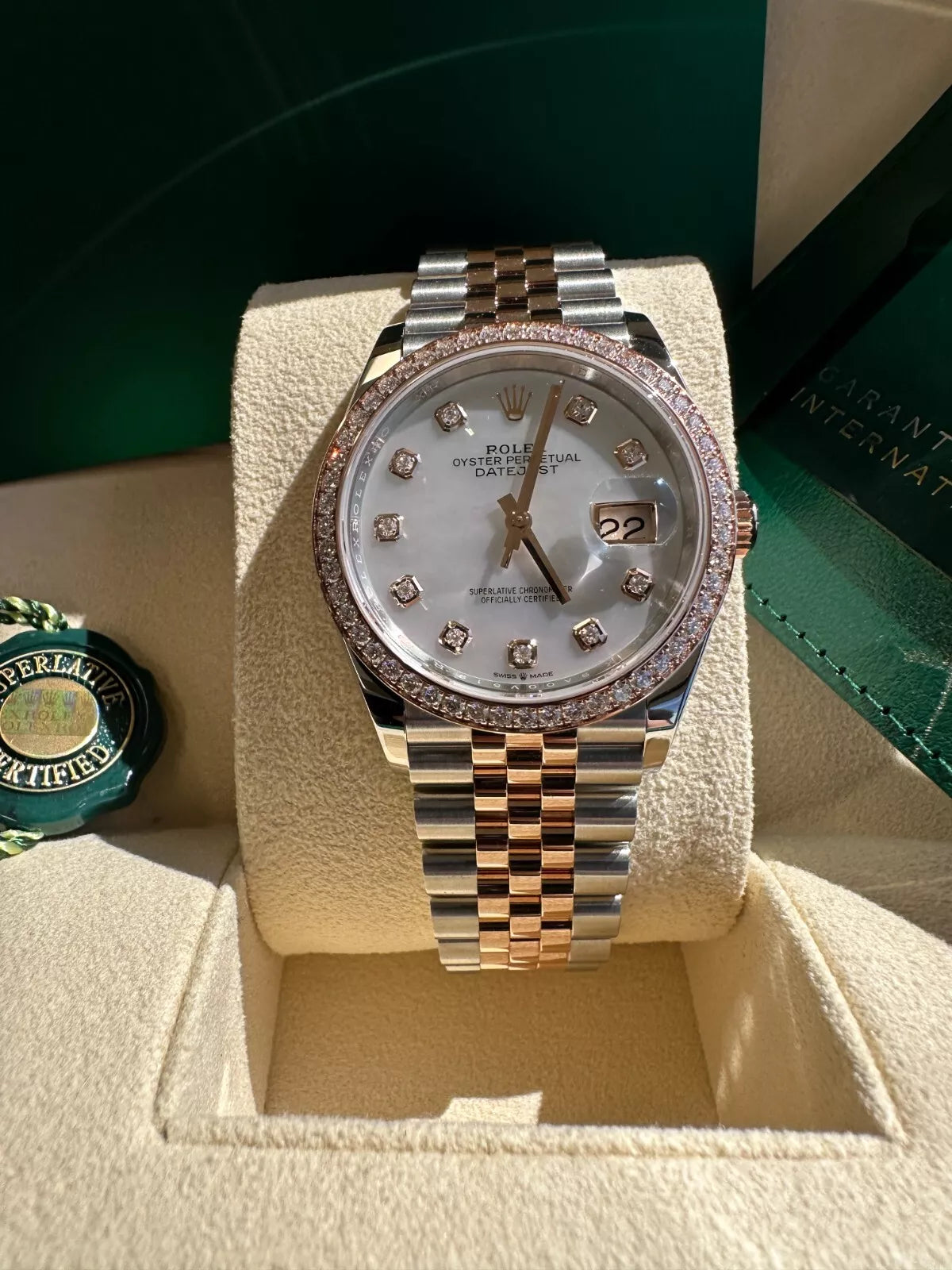 Rolex Datejust 36mm 126281 Mother-of-Pearl Dial Jubilee Bracelet - Image 5