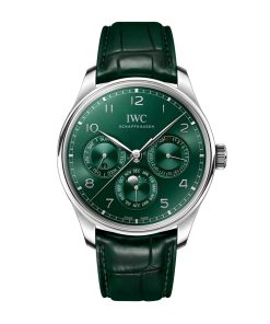 IWC Portugieser Automatic 42mm Mens Watch Green IW344207