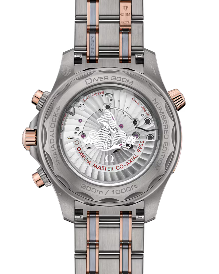 Omega Seamaster Diver 300M 44mm Blue Dial Titanium �?tantalum �?Sedna�?18k Rose Gold Bracelet 210.60.44.51.03.001 - Image 2