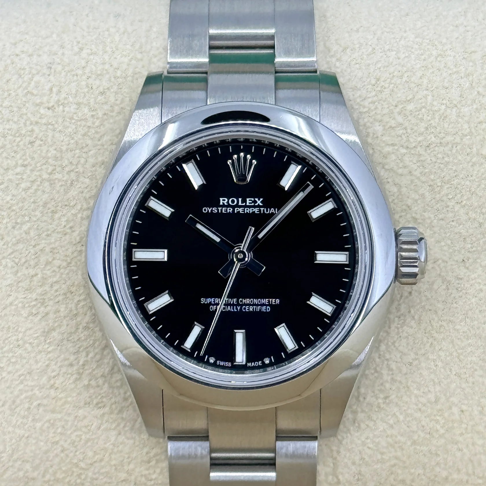Rolex Oyster Perpetual 31mm 277200-0016 Black Dial Oyster Bracelet Watch - Image 2