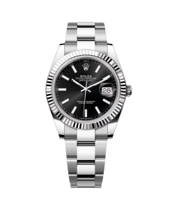 Alternative view of Rolex  Datejust Black Index Jubilee 41mm Stainless Steel - 126334